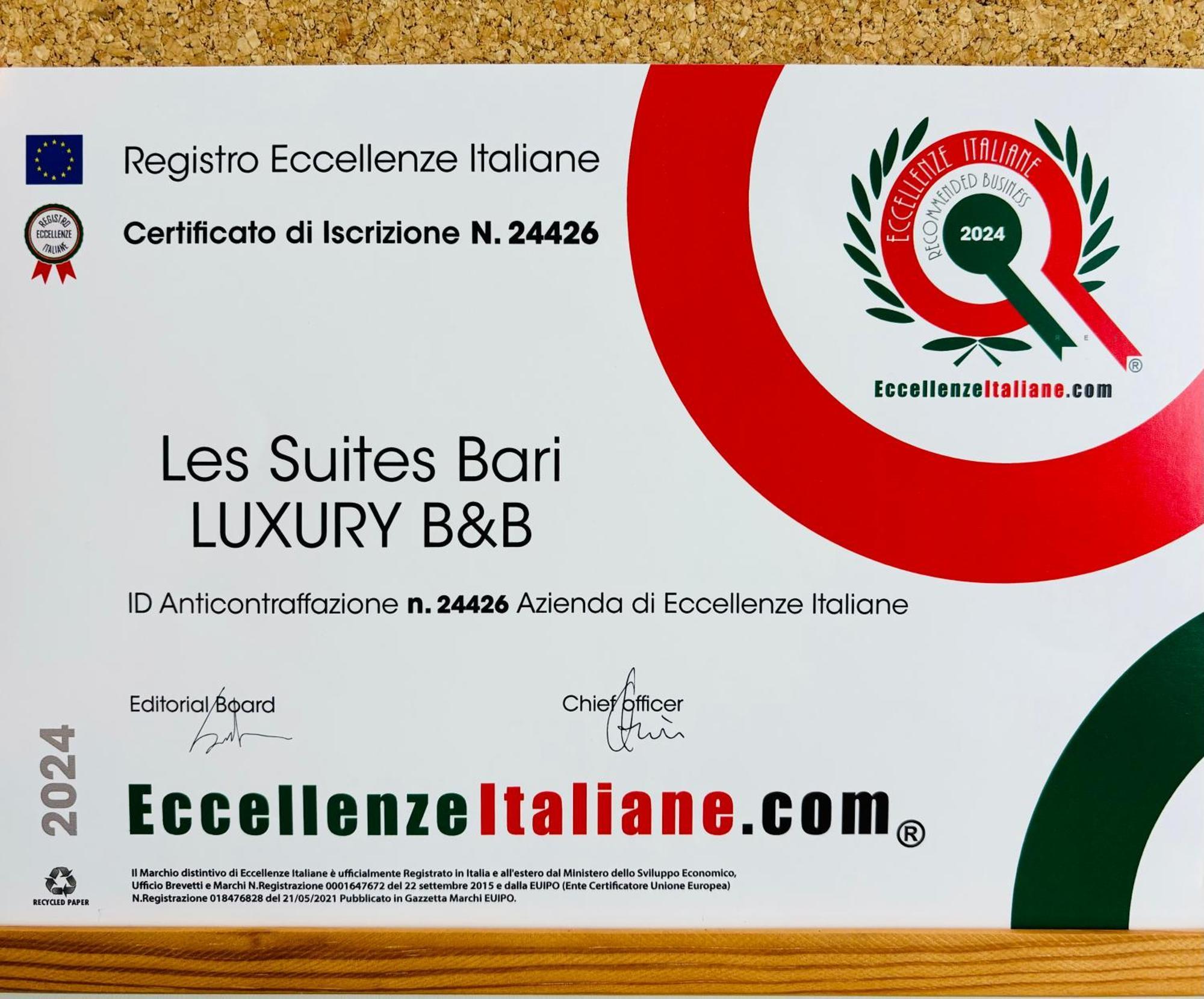 Bed & Breakfast Les Suites Luxury Certified Italian Excellence